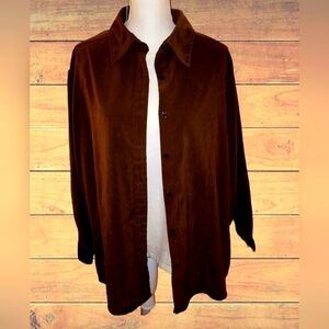 DENIM & CO SHACKET/TOP COMBO